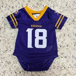 NFL Minnesota Vikings Baby Justin Jefferson Jersey Onesie